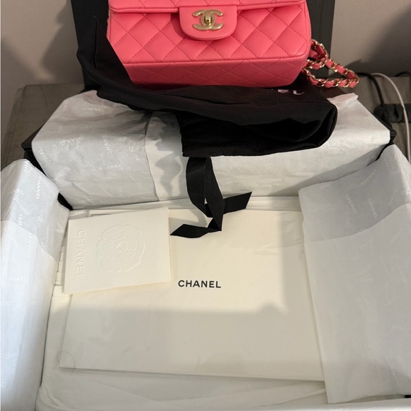 NWT Classic Chanel Mini - PINK - Picture 13 of 14